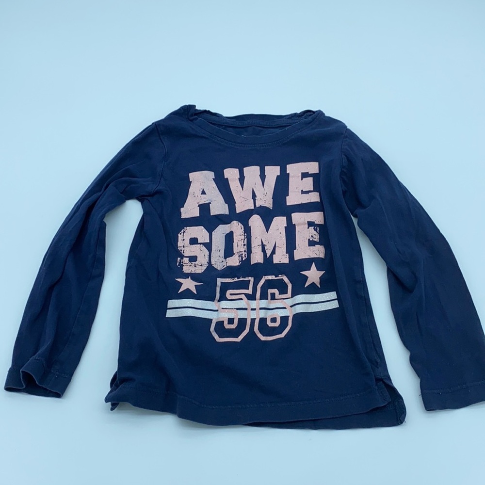 Sears Navy Top Girls Size 4
